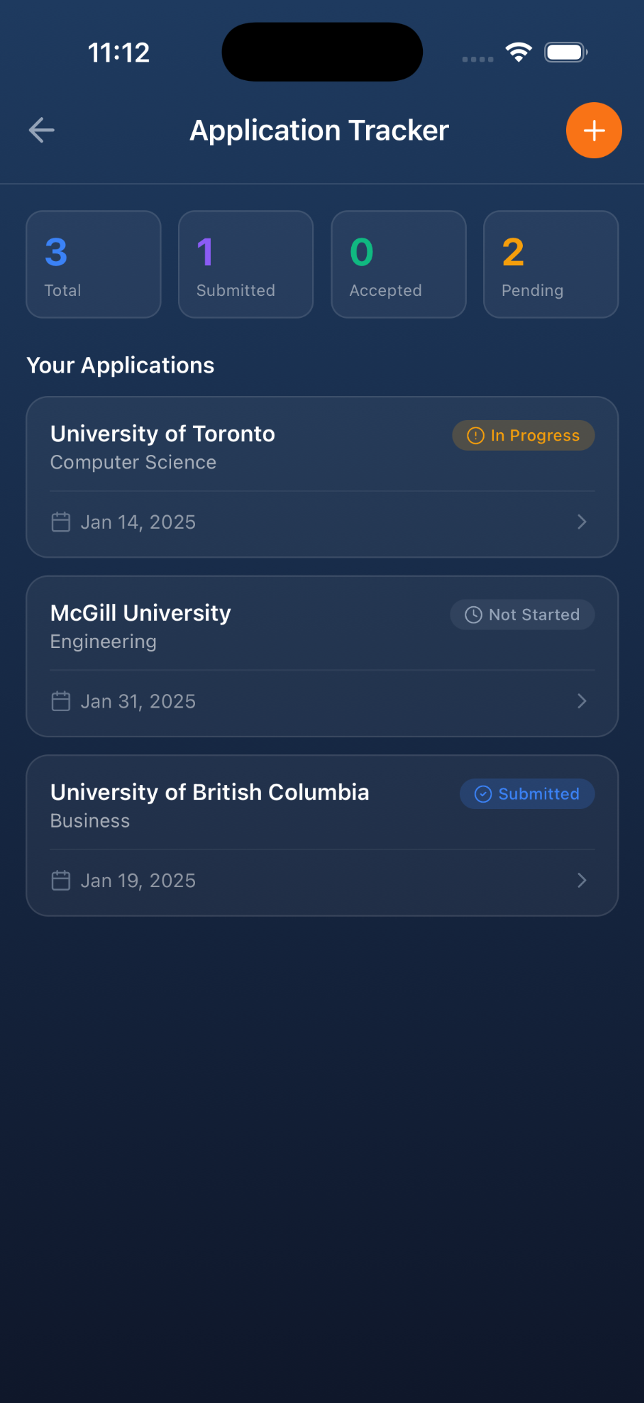 EduPathway Application Tracker